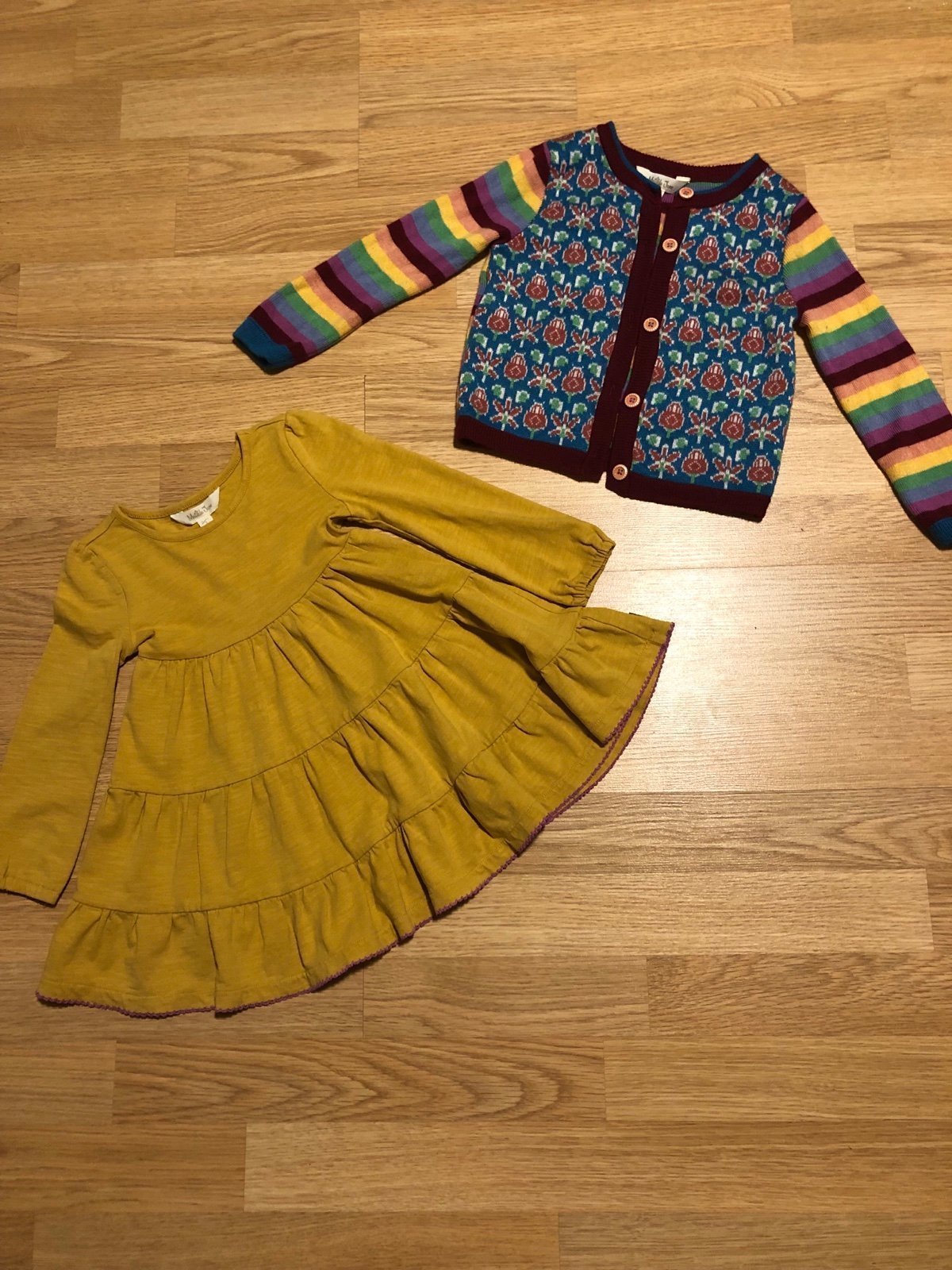 “Matilda Jane” dress with matching cardigan size 2 in great condition