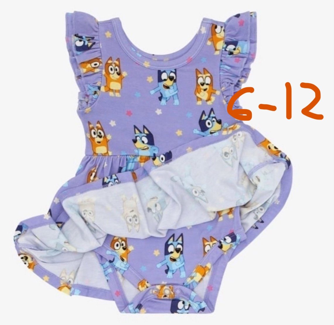 Bluey flutter twirl dress little sleepies.