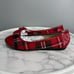 Victoria K. Women’s Ballet Flats sz 7 Red Plaid NEW # Bag Q-42