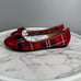 Victoria K. Women’s Ballet Flats sz 7 Red Plaid NEW # Bag Q-42