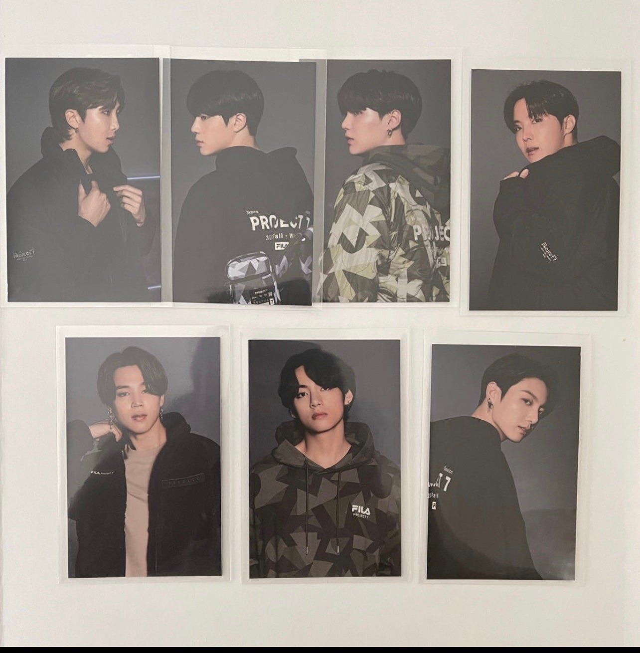 BTS x FILA Project 7 Photocard Set
