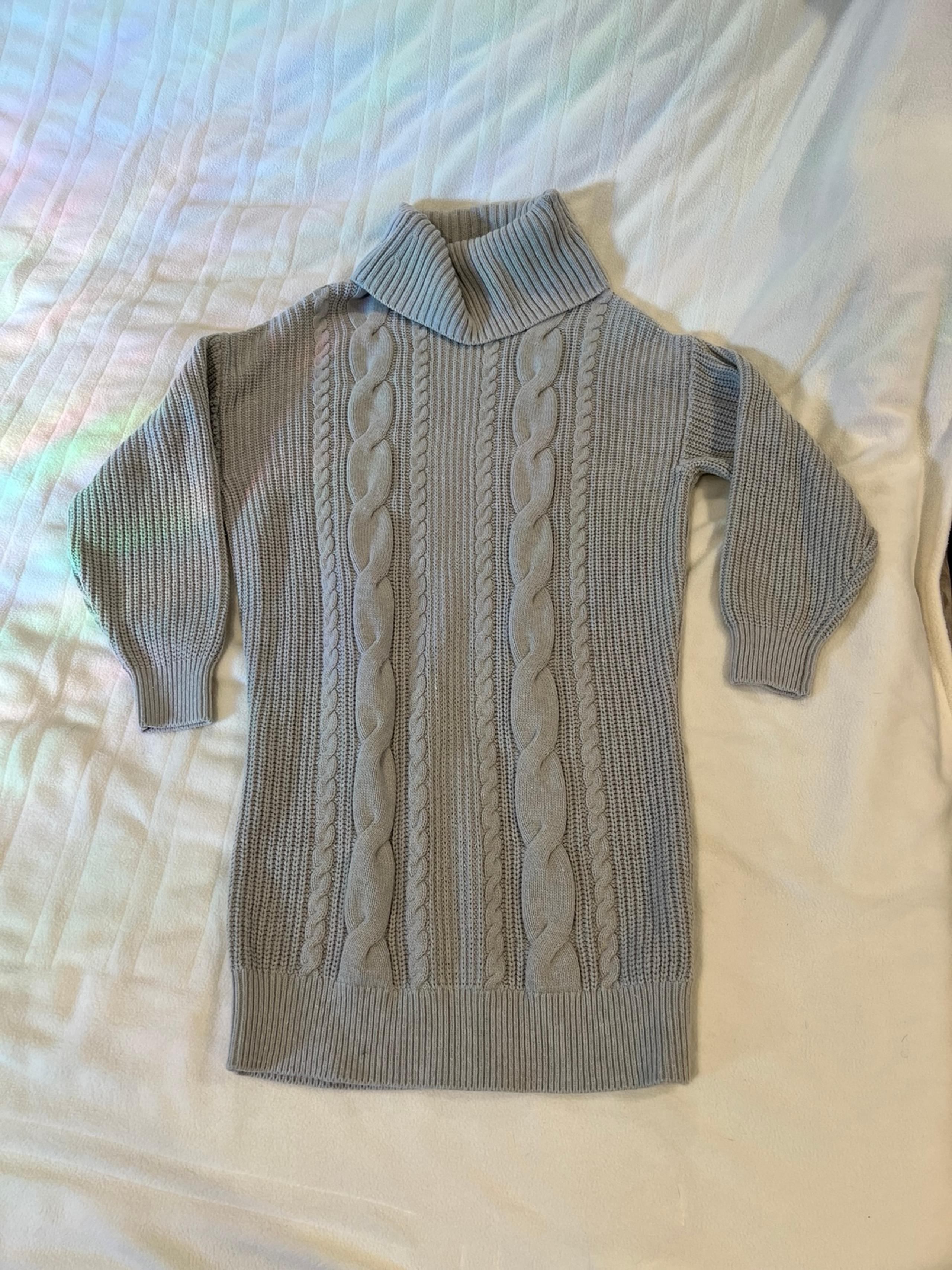 Gray Sweater Dress
