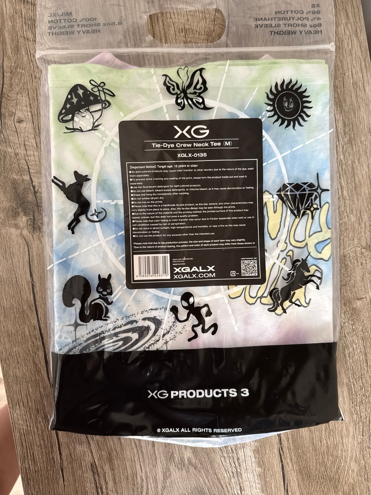 XG Tour Merch Tye dye Shirt in size Medium