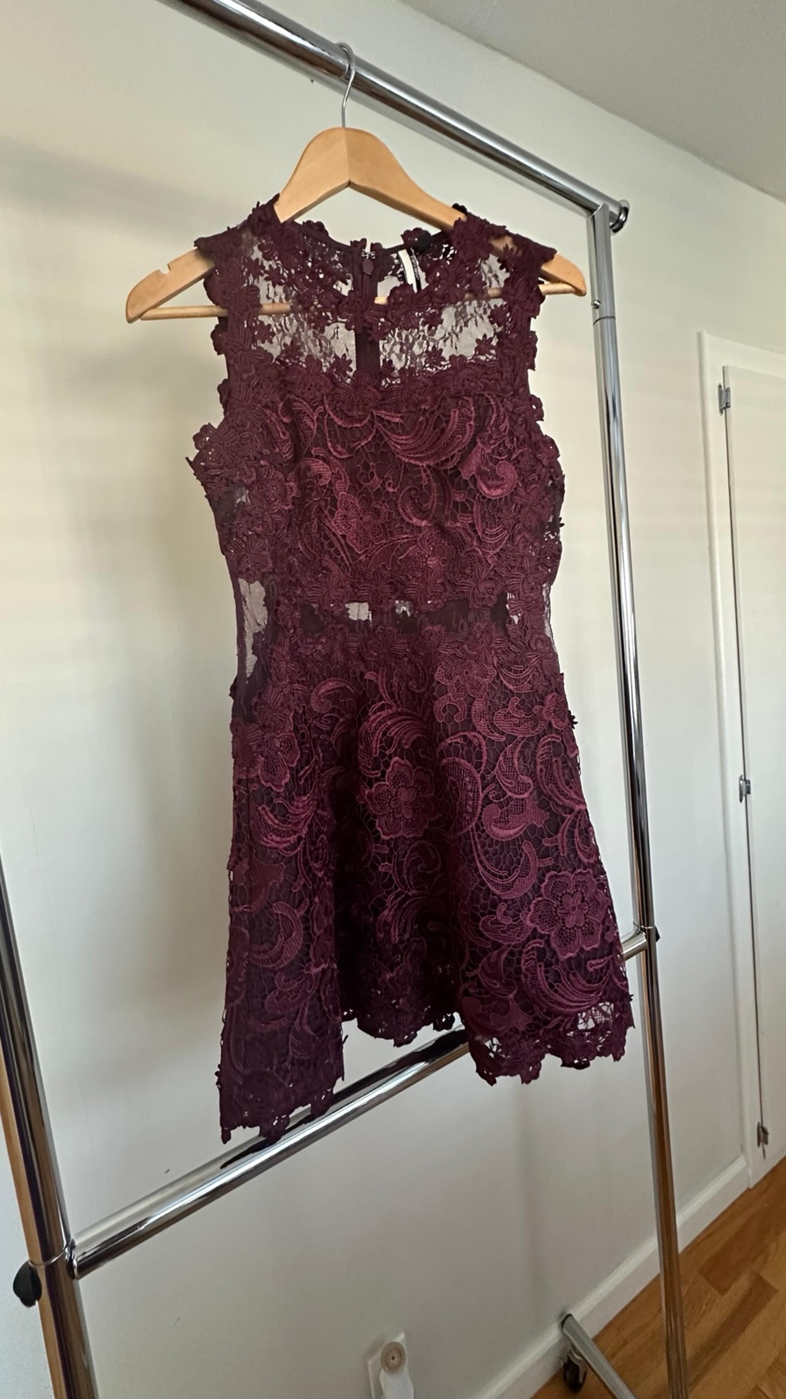 Topshop Burgundy Dress