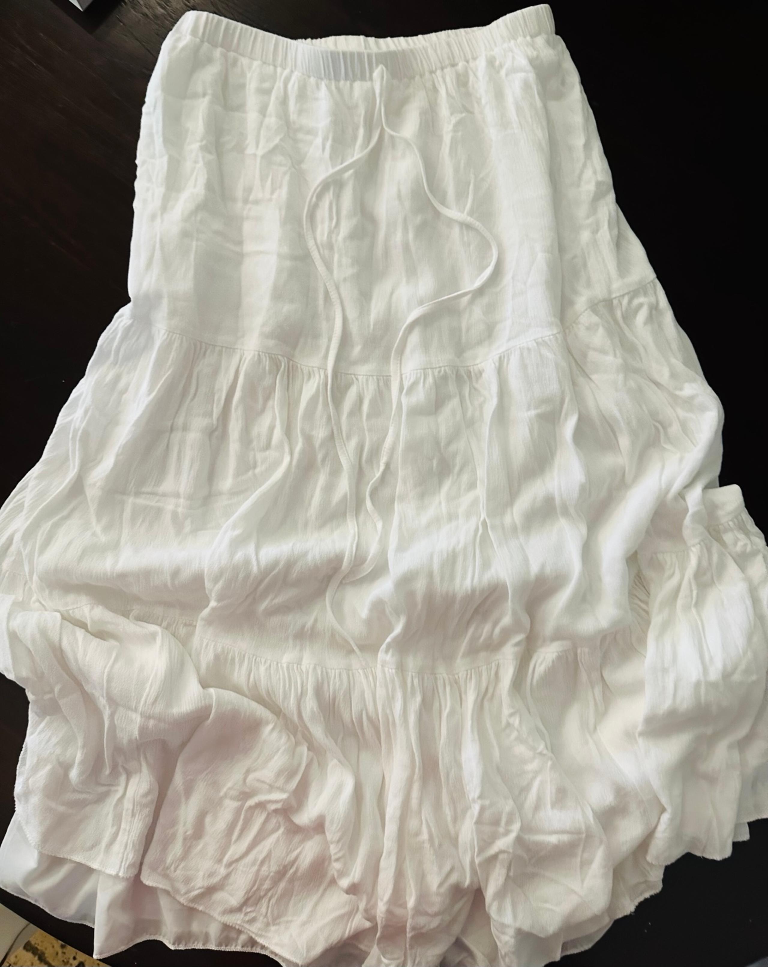 Women’s SHEIN Classic Long White Summer Skirt