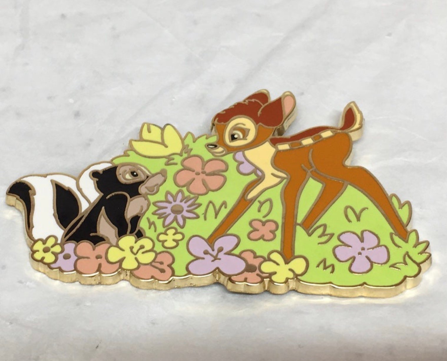 Disney Pin Bambi and Flower LE 250