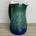 JK Dryden Pottery Hot Springs Blue Green Pitcher Vase Art Deco Revival