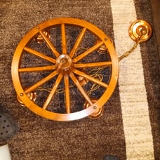 Rare find- Wagon wheel chandelier