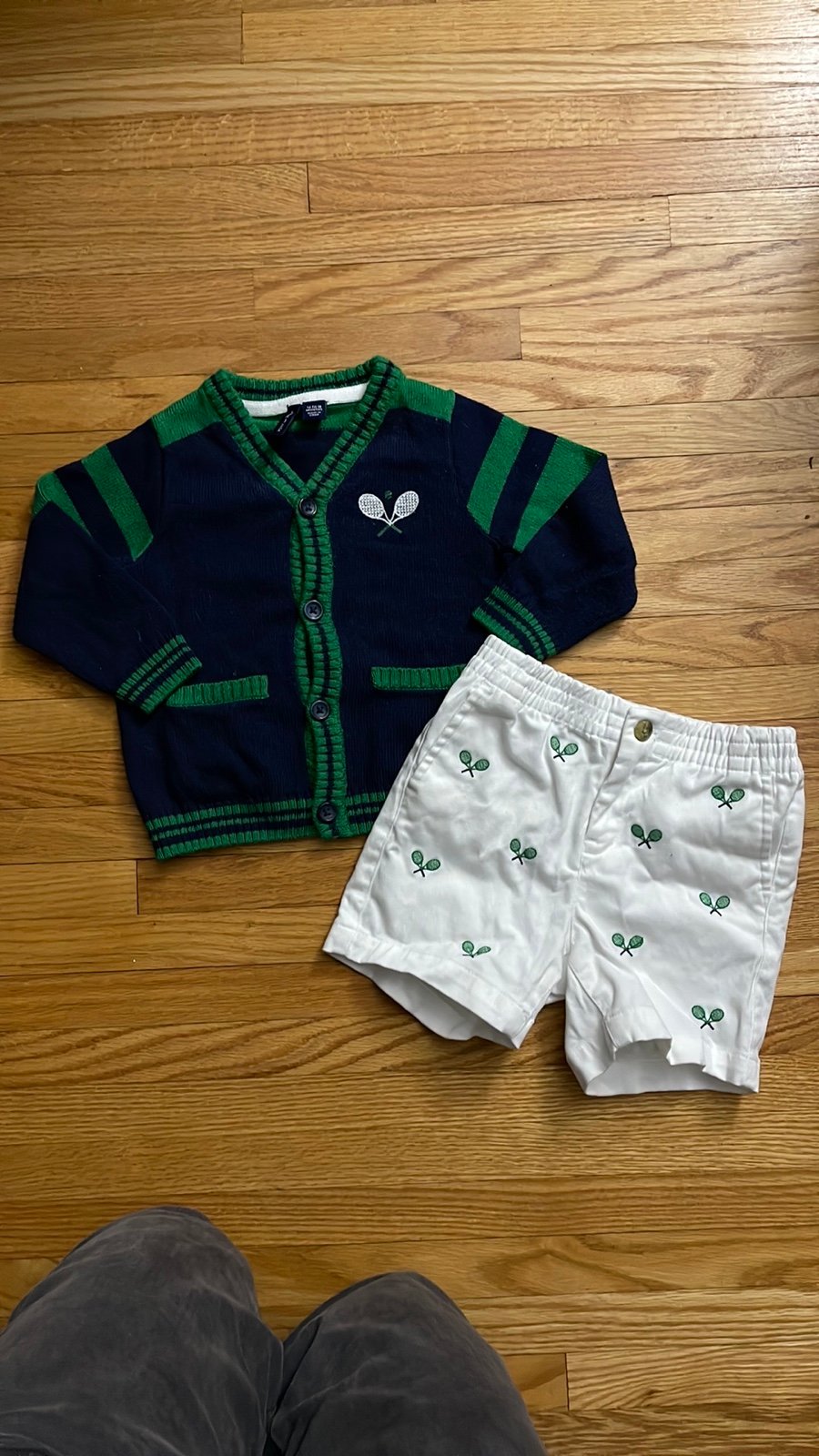 Janie and Jack Tennis outfit bundle