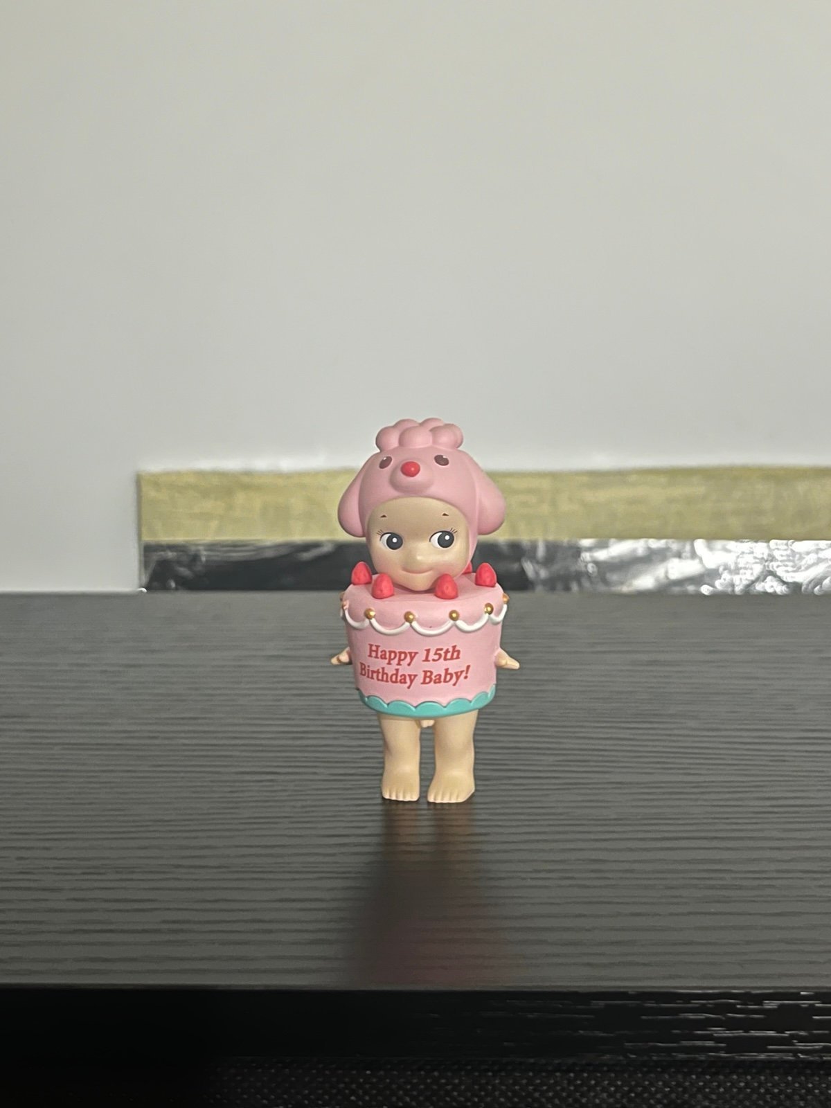 Sonny angel 15th anniversary cake pink