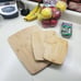 4-Piece Kitchen Reversible Chopping Boards for Meal Prep and Serving,