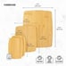 4-Piece Kitchen Reversible Chopping Boards for Meal Prep and Serving,