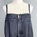 Vintage Y2K Old Navy Silk Cami Tank Top L Black Ties Coquette Boho Goth Flirty
