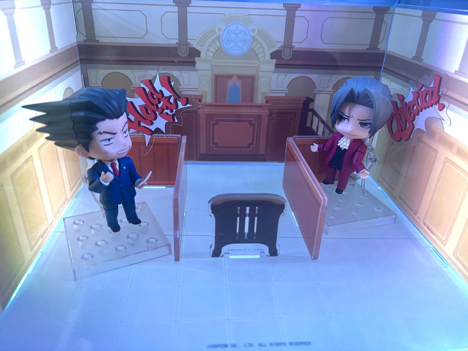 Ace attorney nendoroid and display set bundle