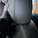 Set of 2 Tesla black headrest neck pillow for car
