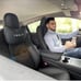 Set of 2 Tesla black headrest neck pillow for car