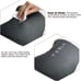 Set of 2 Tesla black headrest neck pillow for car