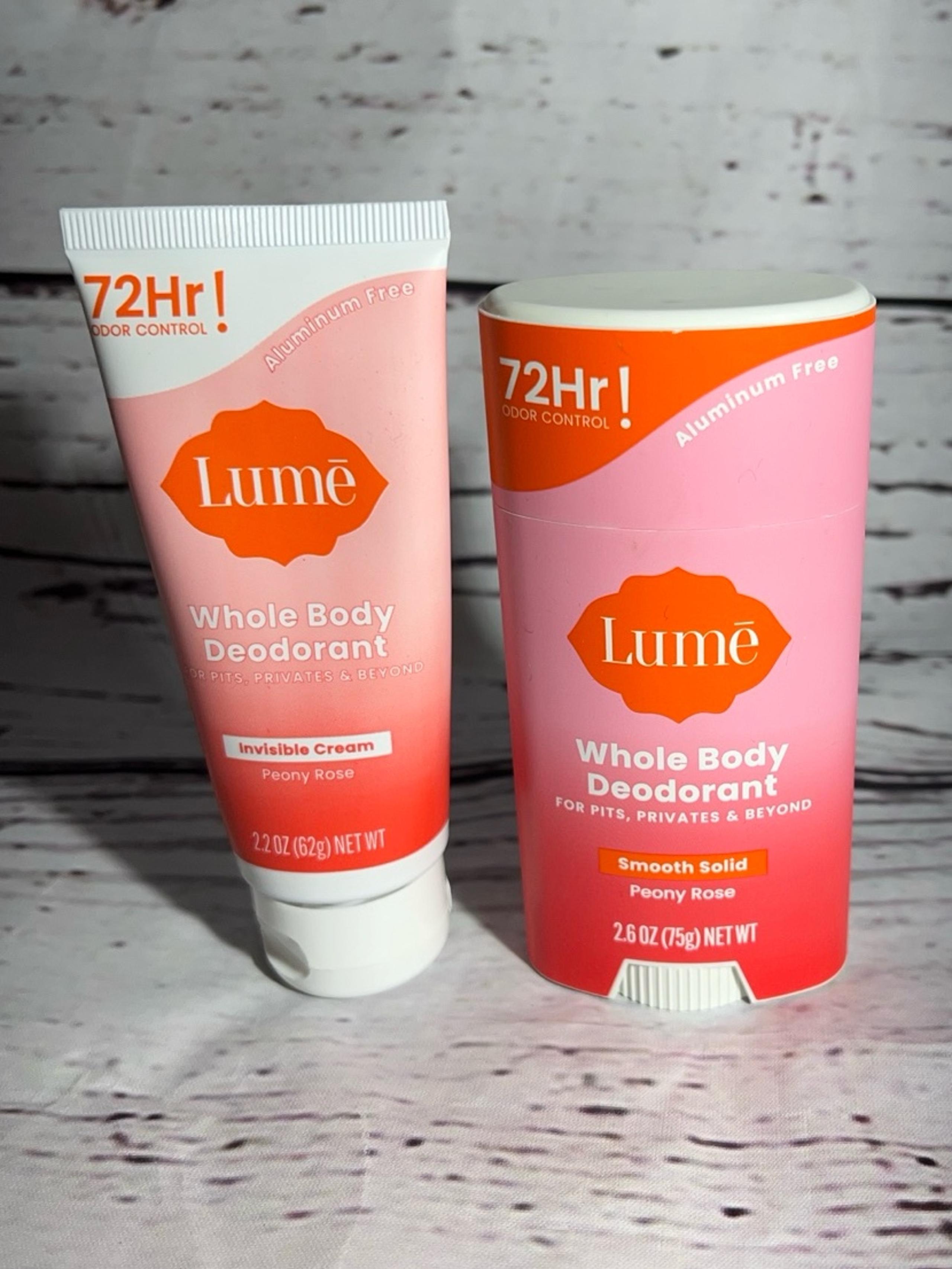 ✨LUME Deoderant Set ~ Peony Rose