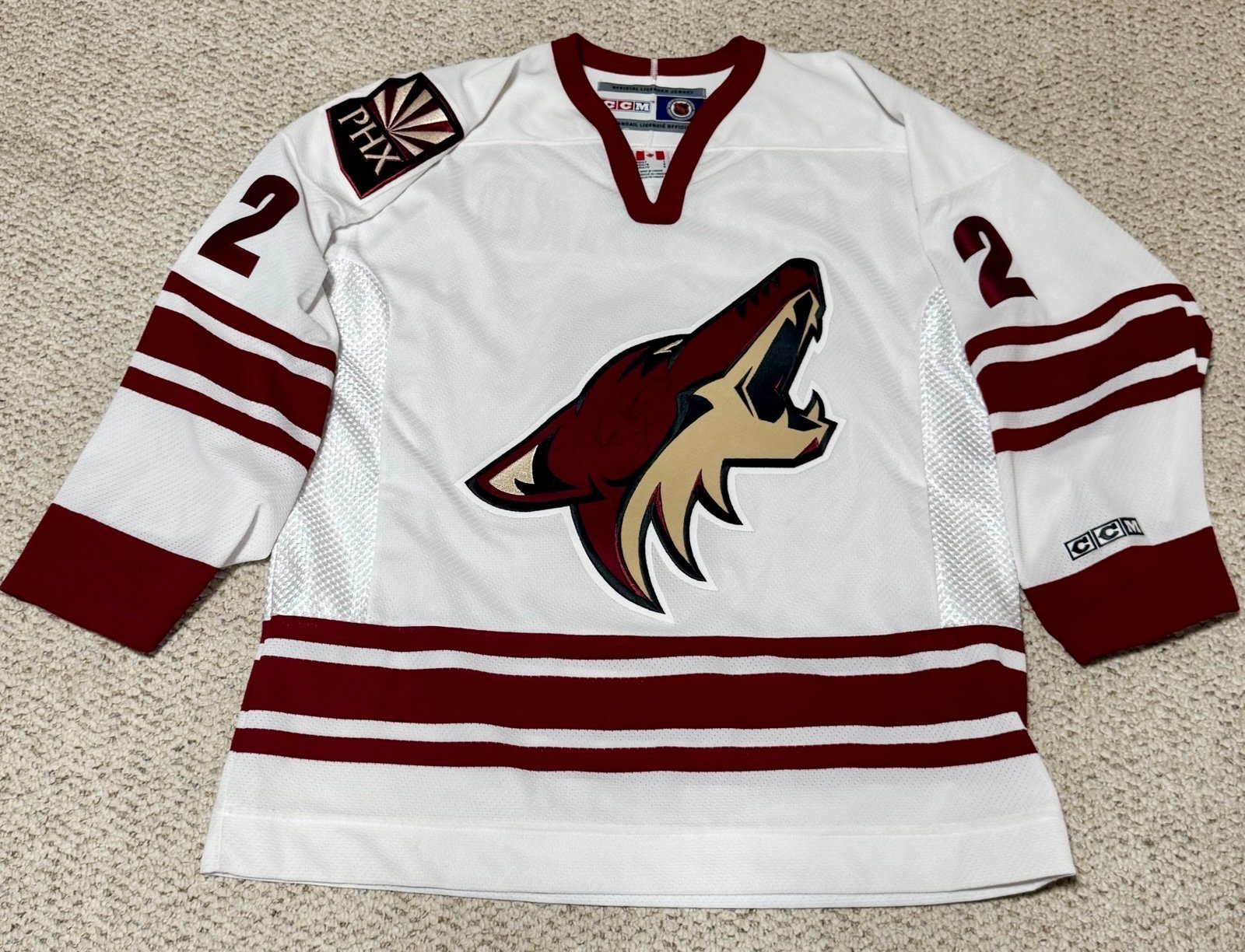 Rare Autographed Phoenix Coyotes Ballard Jersey