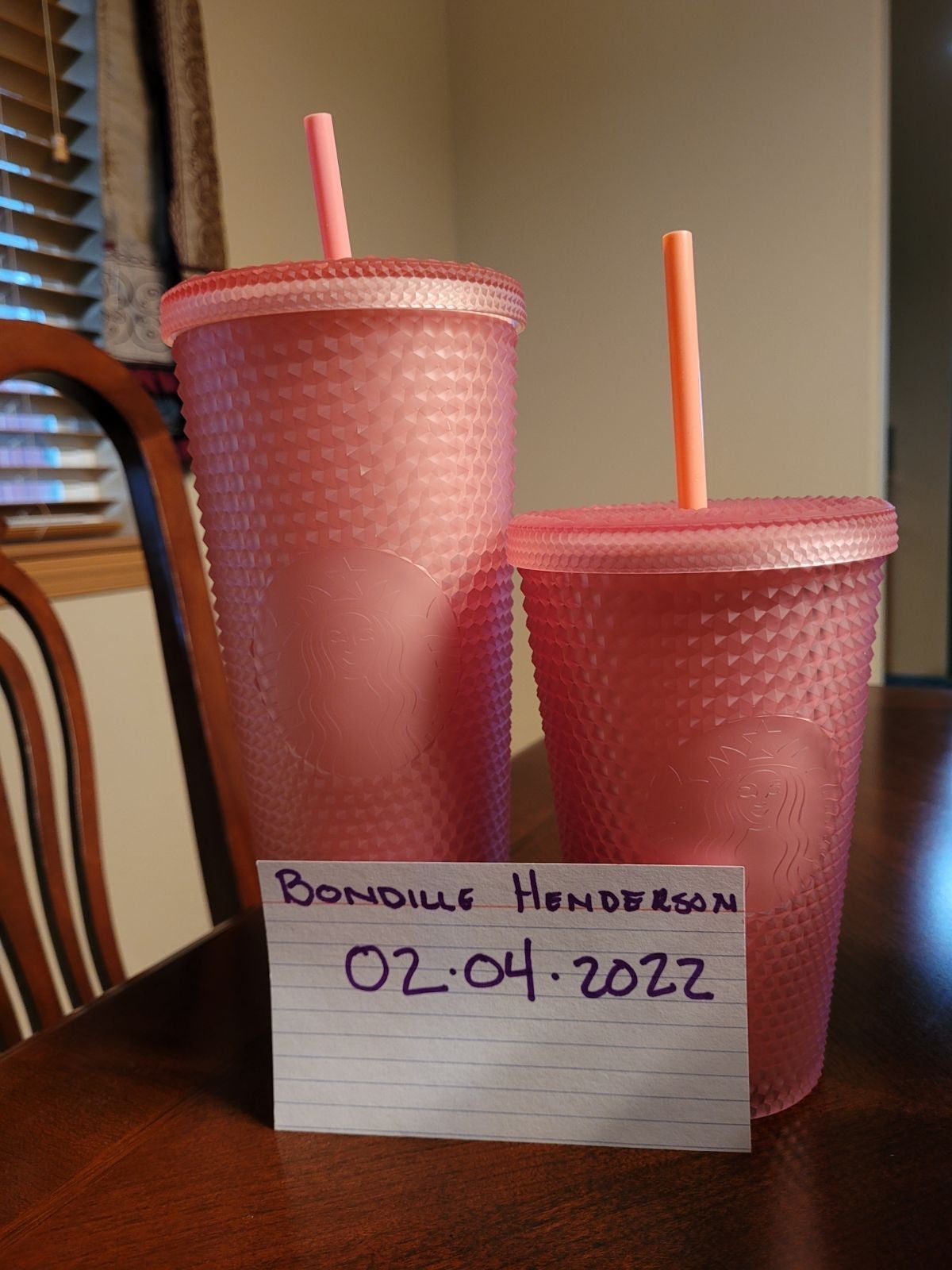 Starbucks PINK lemonade set