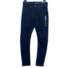 Rue 21 - Men's Supreme Flex Skinny ARC Jeans Distressed - Black - 32 x 34