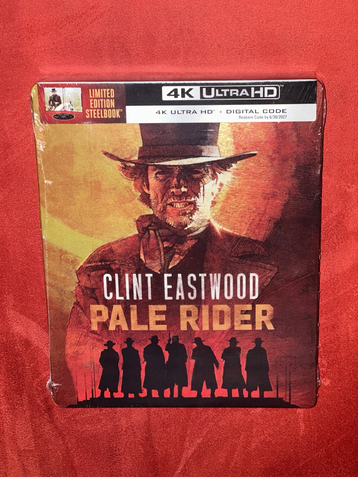 Pale Rider STEELBOOK (4K Ultra HD Blu-Ray UHD + Digital) ~ NEW ~ CLINT EASTWOOD
