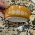 Vintage Pyrex Butterfly Gold 471-B 500 ML Round Casserole Dish with Lid