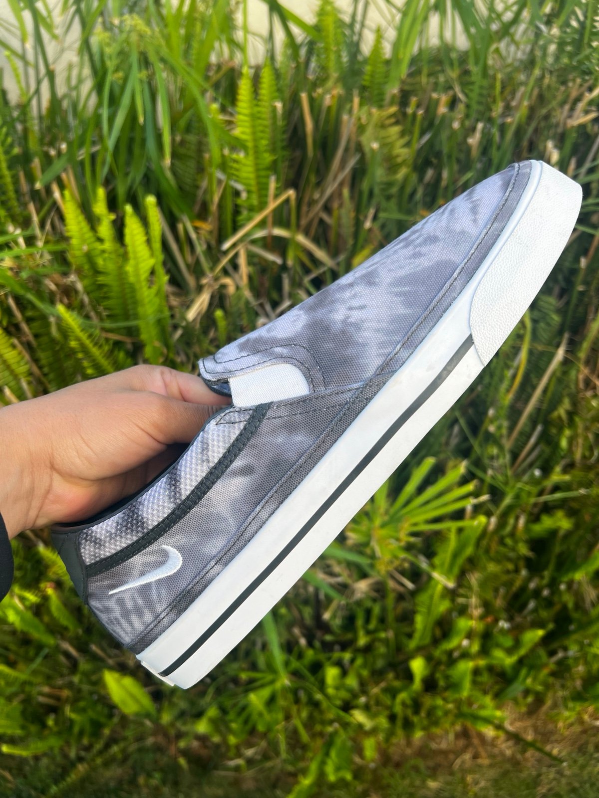 NIKE COURT LEGACY PRINT | TIE-DYE | GREY FOG | SIZE 11