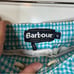Barbour Blue Gingham Swim Trunks Size Xlarge
