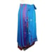 Darn Good Yarn Sari Material Wrap Midi Skirt | Hippie Boho Fairy | One Size 4-12
