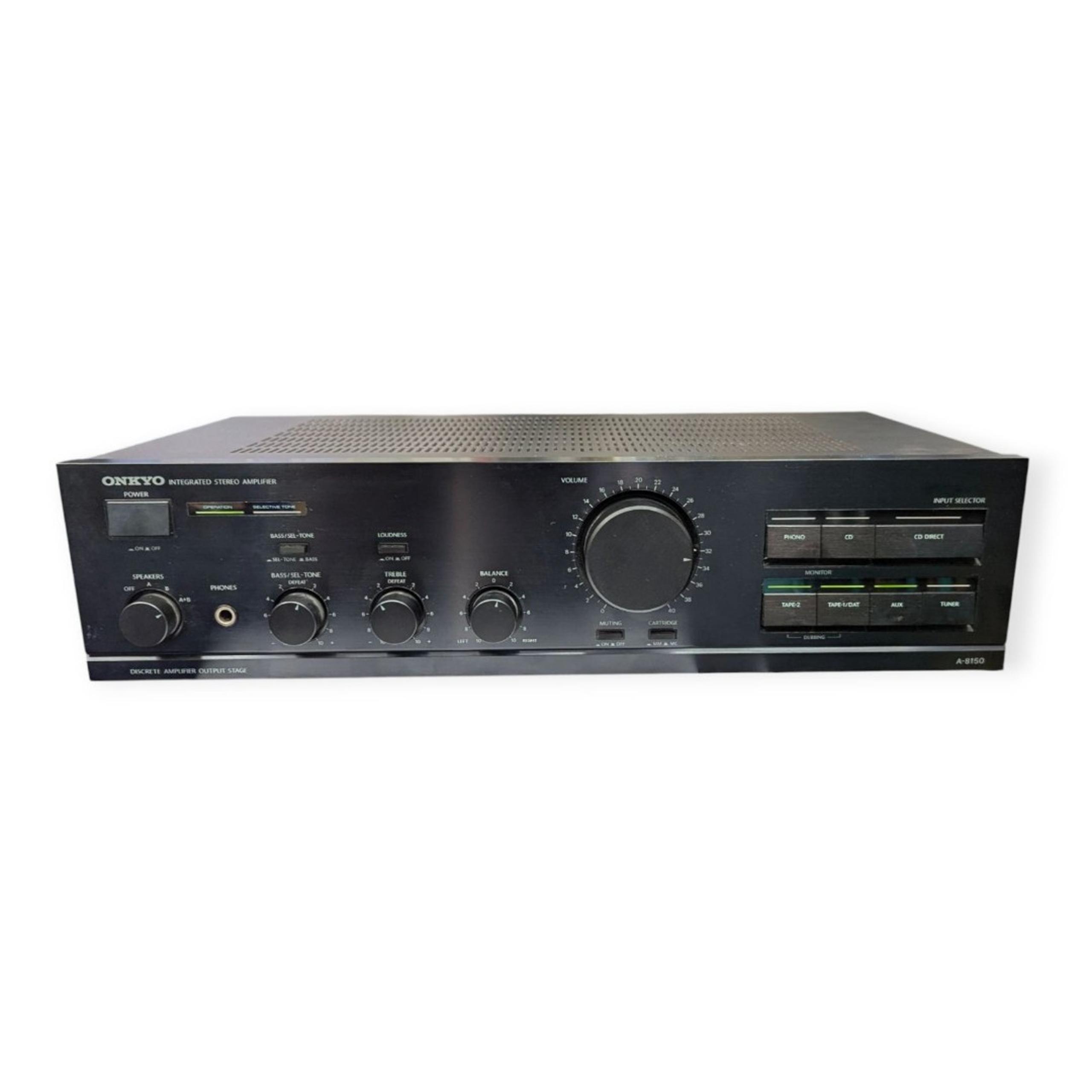 Onkyo A-8150 Integrated Stereo Amplifier - Tested Working - Pre-owned