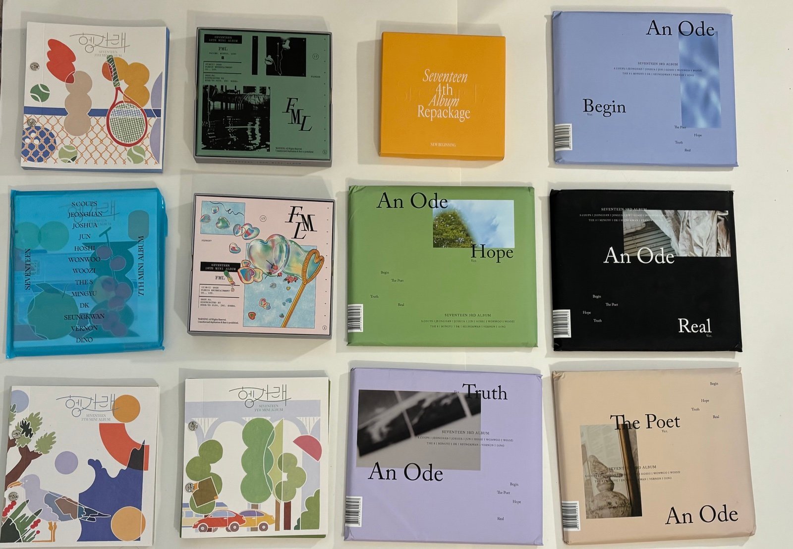 Seventeen Album Lot & Photocard Collection.