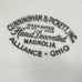 Magnolia by Cunningham & Picket 11 Oval Serving Platter Vintage 22 K Gold Hand
