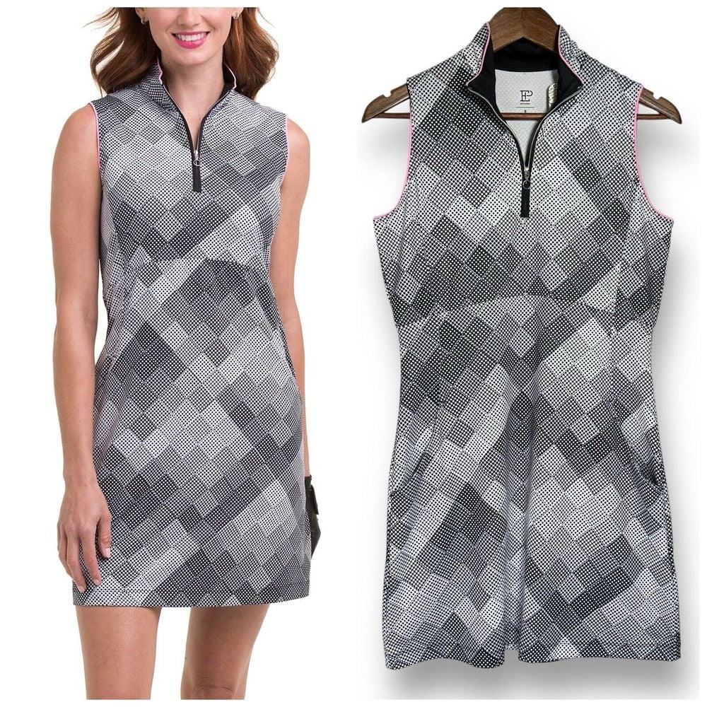 EP NY Golf Dress NEW Small Argyle UV 50 Athletic Athleisure Pickleball Tennis