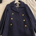 Jcrew Nello Gori stadium cloth peacoat