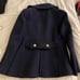 Jcrew Nello Gori stadium cloth peacoat