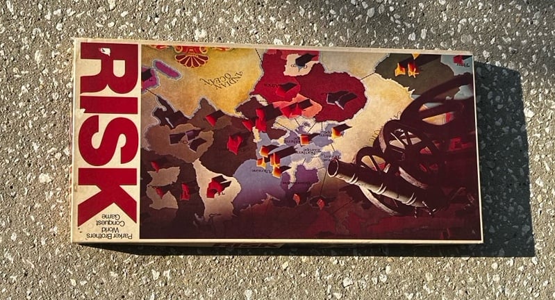 Risk game sold as is