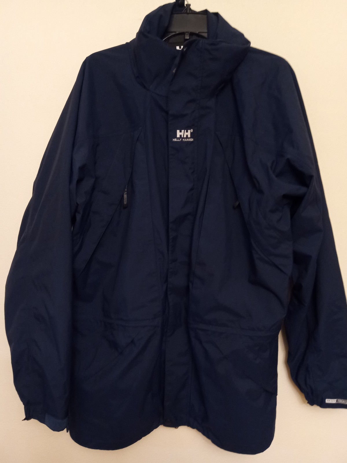 Helly Hansen Tech 3 Men's Waterproof Breathable Full Zip Jacket Size XL Navy blu