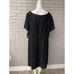NWT Tahari ASL Black Pinstriped Short Self-Belted Midi Size 16