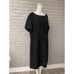 NWT Tahari ASL Black Pinstriped Short Self-Belted Midi Size 16