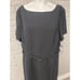 NWT Tahari ASL Black Pinstriped Short Self-Belted Midi Size 16