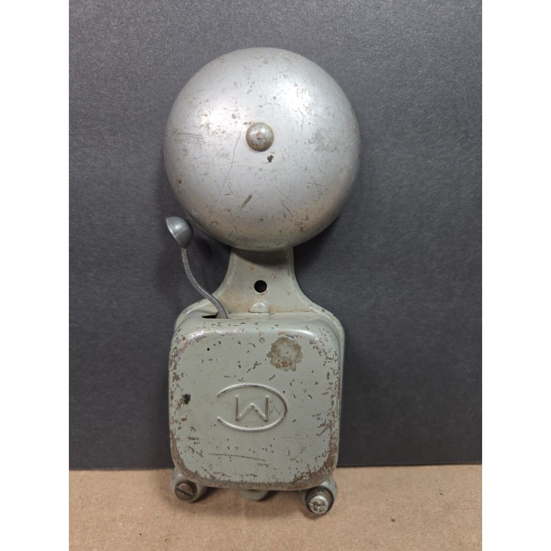 Vintage / Antique Electric School Bell Fire Alarm Wall Mount - Untested