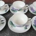 5 Vintage Rhythm by Homer Laughlin Cups/Saucers. Plus one
