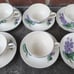5 Vintage Rhythm by Homer Laughlin Cups/Saucers. Plus one
