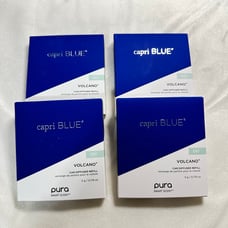 Pura Capri Blue Volcano car diffuser refills-4 refills lot