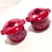 Rae Dunn Set of Two (2) XOXO Ceramic Mini Casserole Dishes in Red