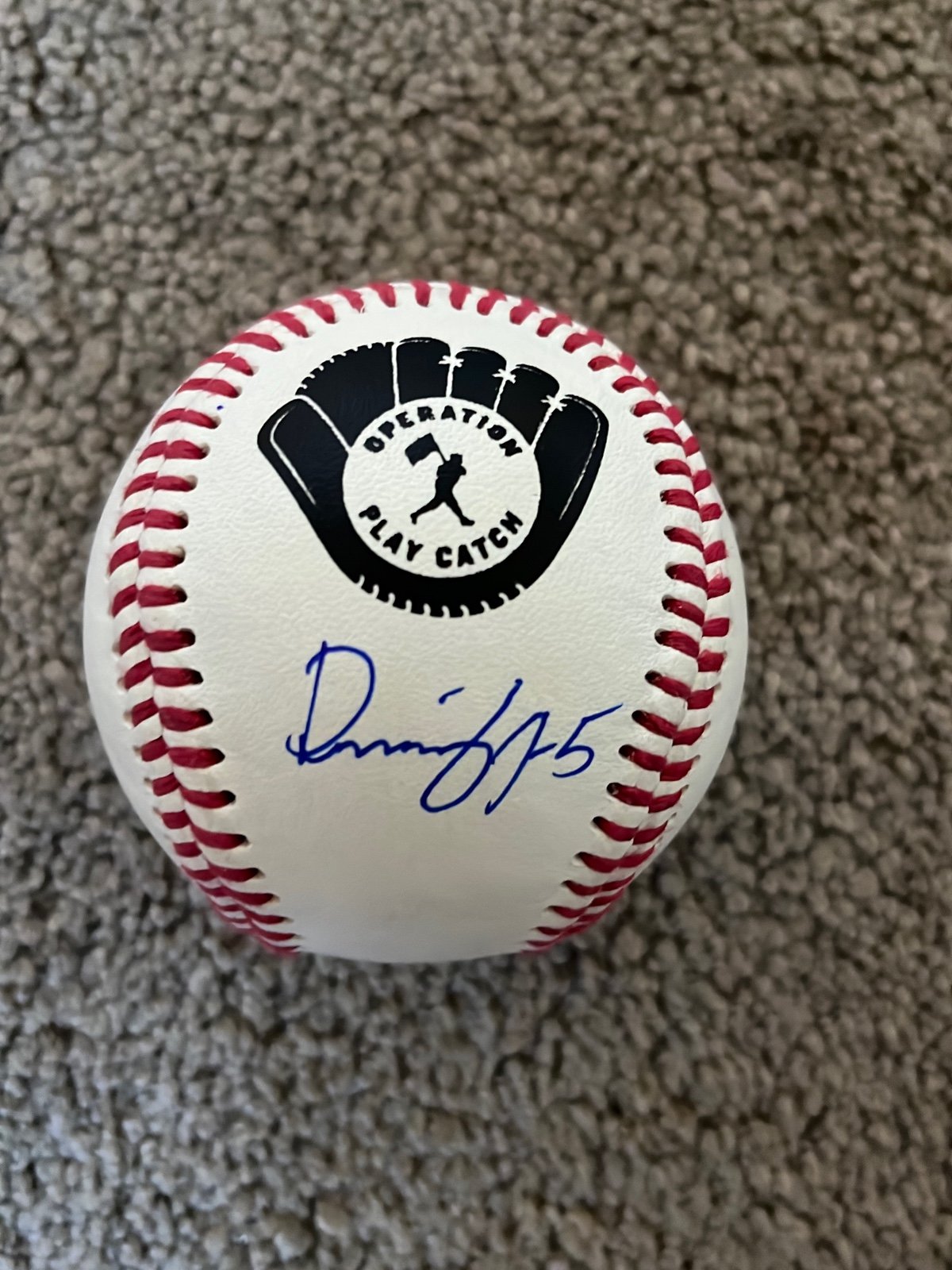 Camilo doval signed baseball