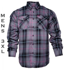 DIXXON FLANNEL x SHREDDY Flannel Shirt - Collab V7 - Men's 3XL
