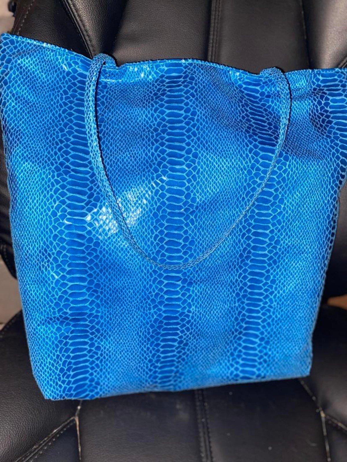 Blue Tote Bag