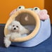 Cute Crab-Shaped Dog Bed House: Perfect for Small Dogs and Cats - Detachable